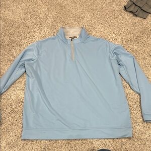 Peter Millar Sky Blue Quarter-Zip Top